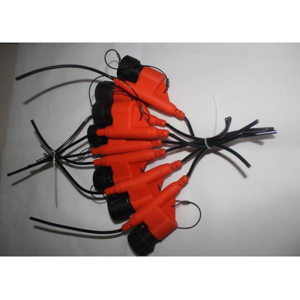 Штыри кабеля кабеля соединителя 0.15м Геофоне винта ККК женским покрытые золотом