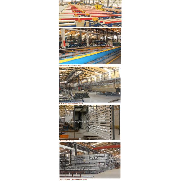 Передача цвета зерна древесины дуба 6063 печатая алюминиевый максимум профиля двери лоснистый для здания