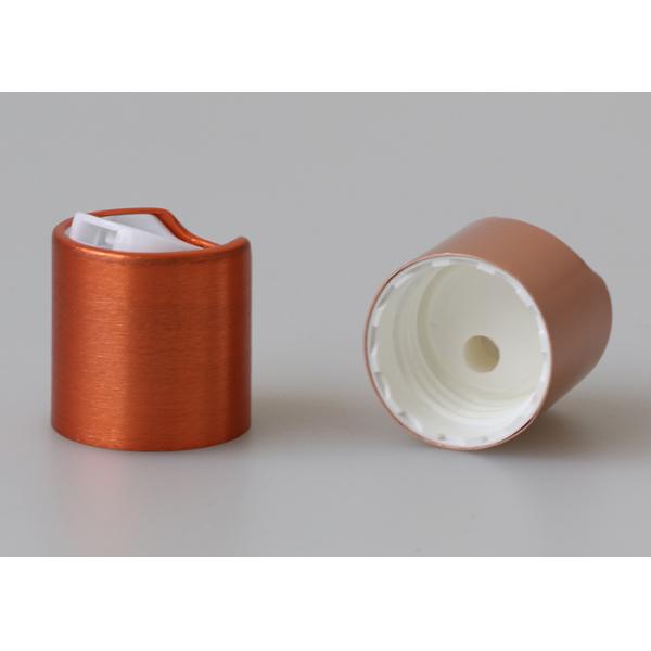 Золотая распределяя крышки 28 410 24 410 для пластикового шампуня разливает алюминий по бутылкам