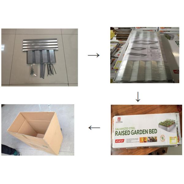 поднятый металлом набор кровати сада 3.75кг, прочные кровати огорода металла