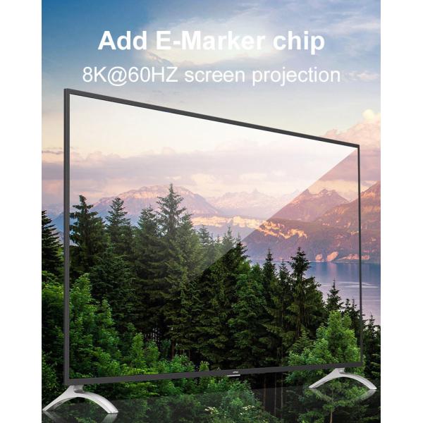 передача данных кабеля 8K 60HZ USB 4 Thunderbolt конвертера 40GBps аудио видео-
