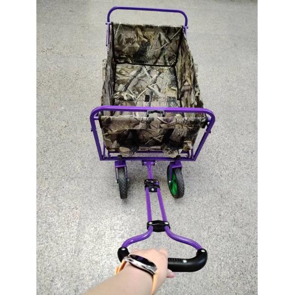 All Steel Frame Outdoor Camping Grocery Picnic Foldable Trailer