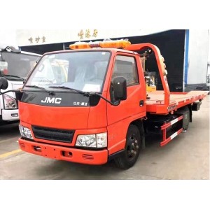 New Jmc Brand 4X2 4 Ton Rollback Tow Truck Half Landing / Full Landing Flatbed Tow Truck