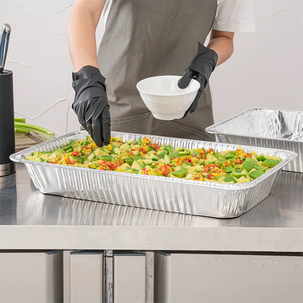 Половинка пекарни для торта Алюминиевые подносы 1 2 пекарни для торта одноразовые