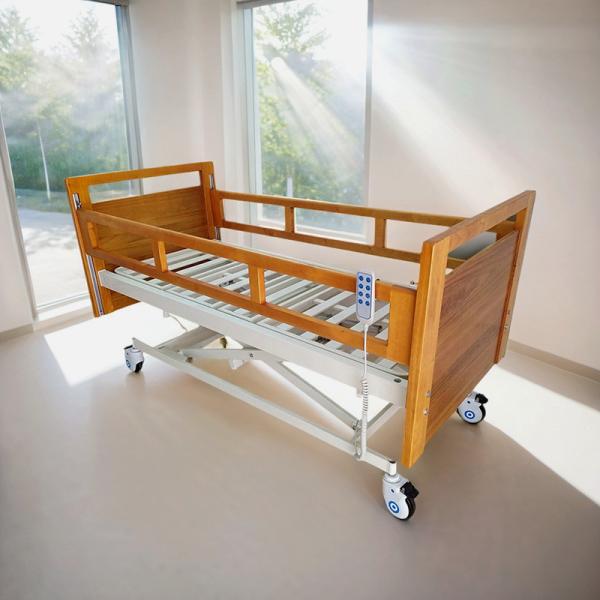 Foldable 3 Function Electric Nursing Home Beds for Patient Disability Care