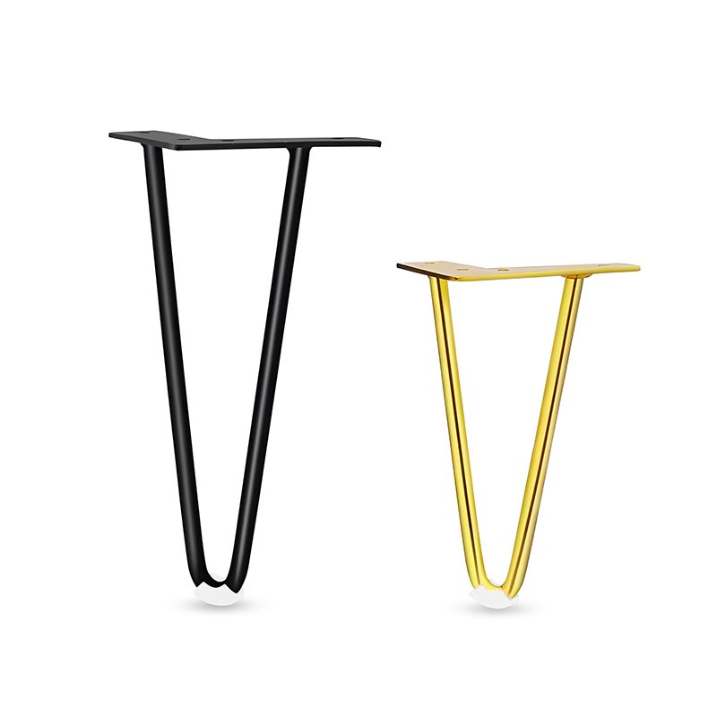 Modern Metal Hairpin-Style Table Legs Black Cast Iron Table Leg Bracket for Bar Table & Dining Table