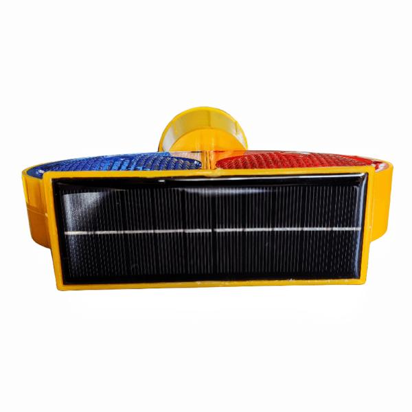 Светодиодный Конусный Свет Баррикада Светодиод солнечной безопасности Предупреждающий свет Солнечная дорога Строительство дорога безопасности движения