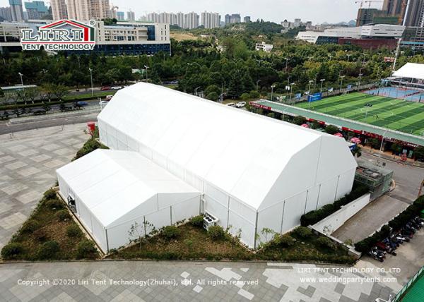Fast Installation Polygon Roof Aluminum Structure For Badminton Courts