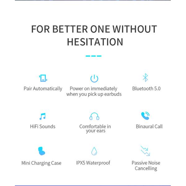 наушников спорта Earbus наушника Tws Bluetooth 5,0 стерео 5D шлемофон игры стерео беспроводных HiFi ядровых хэндс-фри