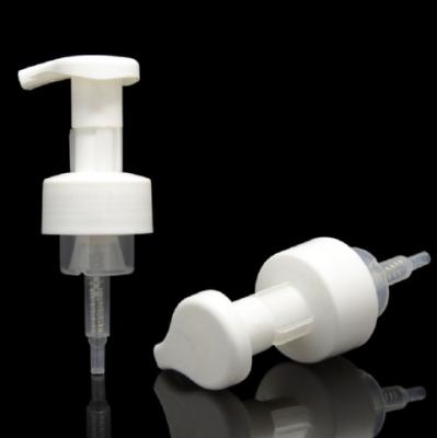 40mm Luxury Skin Care Foam Soap Pump Bottle Clear White Cosmetic Container