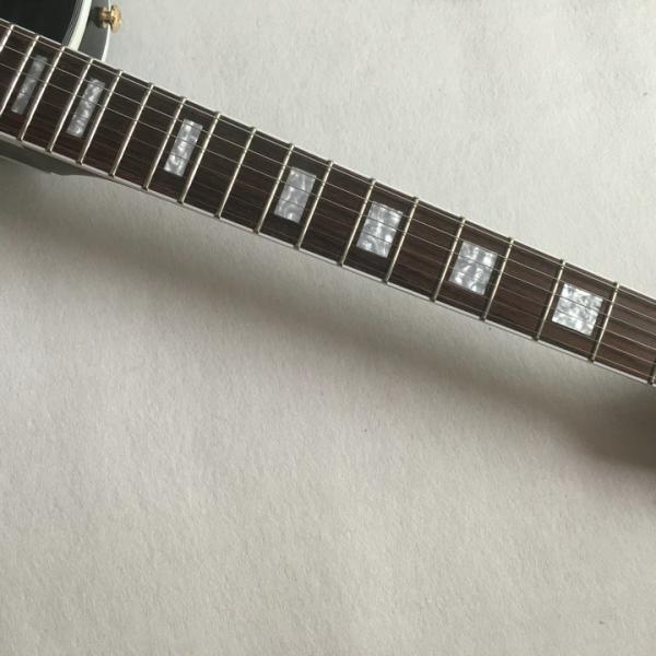 Top quality only one pickup lp custom black beautify Electric Guitar,Custom guitar,Golden hardware