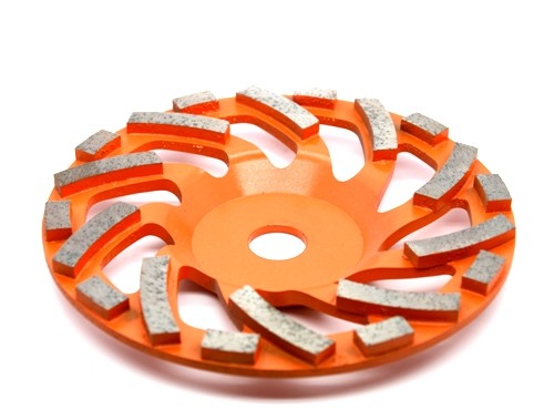 Metal Bond Masonry Cup Wheel , Long Lasting Concrete Grinding Stone Cup