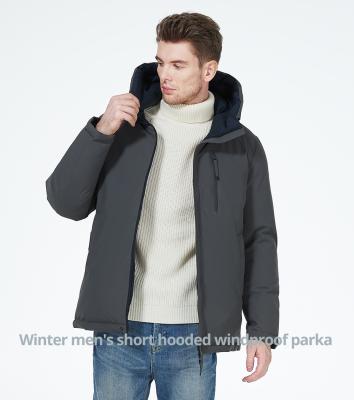 Dark Light Mens Casual Winter Jackets Two Faced Mens Casual Winter Coat