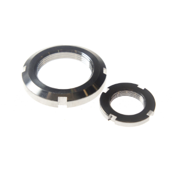 Self Locking Bearing Round Lock Nut Mild Steel Material DIN981 M3 X 20 Size