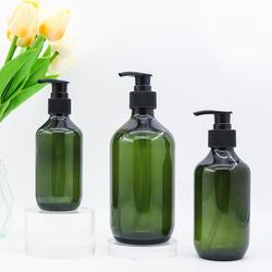 Amber Color Mousse Pump Bottle 200ml PET Plastic Lotion Bottle