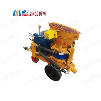 máquina seca do Gunite da máquina do Shotcrete da capacidade do funil 100L para o túnel 200m Max Delivery Distance