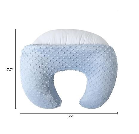 Minky Dots Nursing Feeding Pillow Machine Washable For Newborn Baby Support