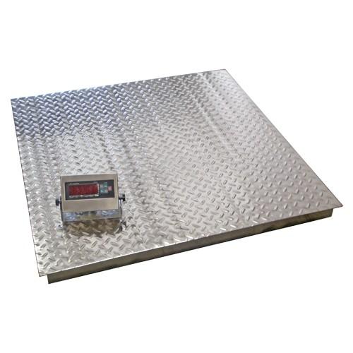 Stainless Washdown Industrial Floor Weighing Scales 2 Ton Weighing Machine