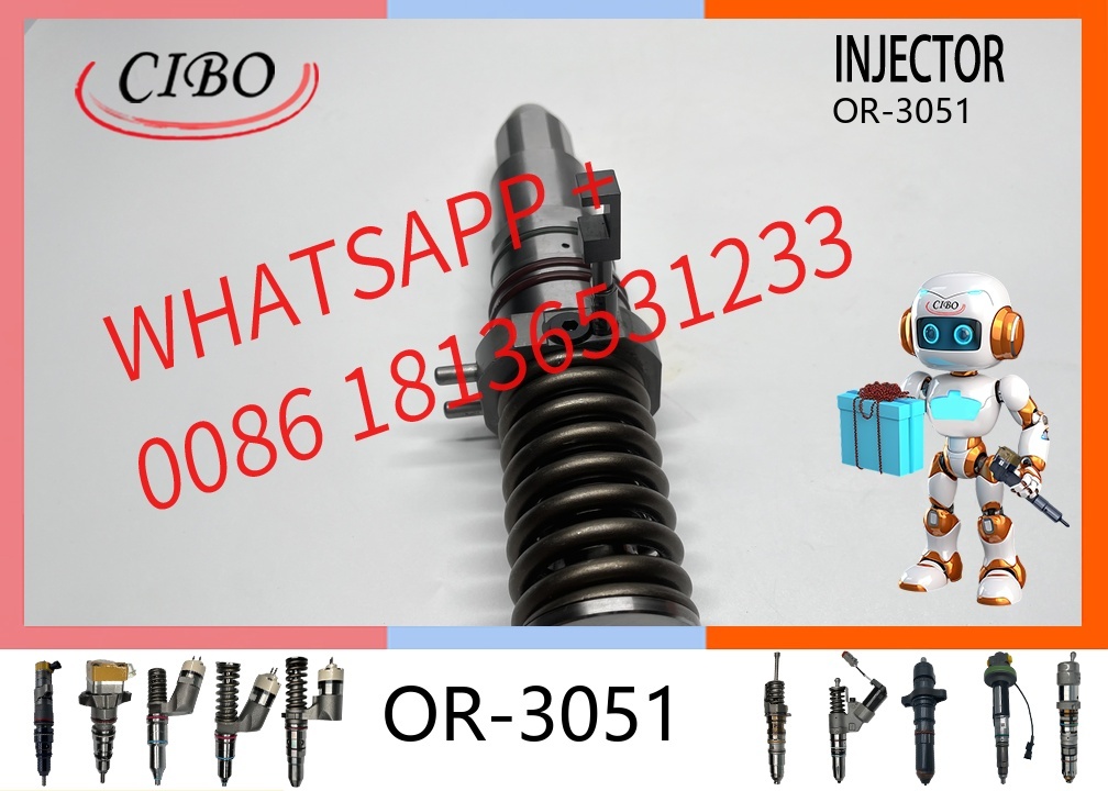 original OR-3051 Fuel Injector Assembly for  3512A Engine Construction Machinery Diesel Fuel Injection Nozzle Replacement 7E-3383 7C-0345 7C-4175 original new injector