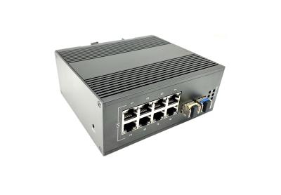 Outdoor Industrial Ethernet Switch 8 Port POE PSE 220v AC Input Support PoE+