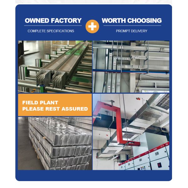 Enceinte de câble de barre omnibus Powerduct intensive, en alliage d'aluminium résistant au feu, cuivre