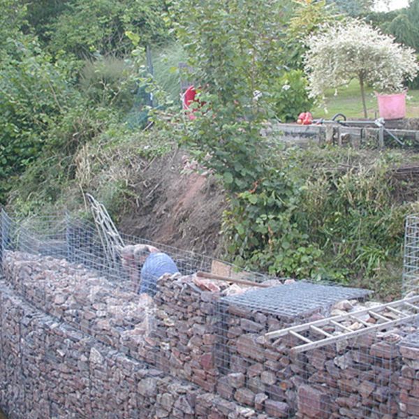 Stone Retaining Wall 2*1*0.3m Galfan Galvanized Welded Gabion Box
