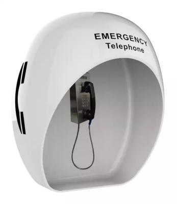 Cabine de telefone acústica exterior resistente do vândalo para o telefone de emergência