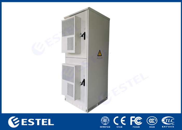 Выпрямитель тока шкафа силы 6400W батареи RAL7035 47U на открытом воздухе