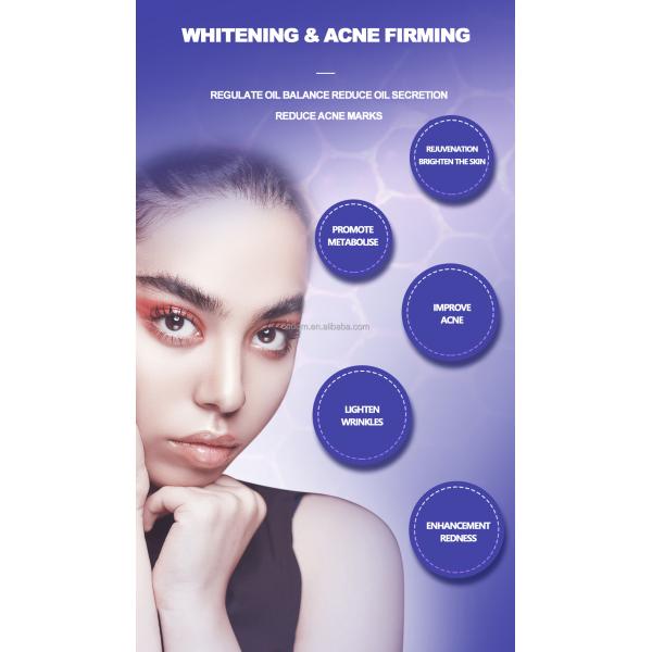 45W STANDING LED Face Mask Light Therapy for Acne Wrinkle Removal 7 Colors Red Light