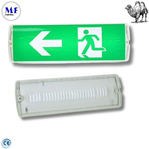 LED Emergency Light ABS Housing DIP Switch Battery Backup Multiple Battery Optional For Harsh Environments