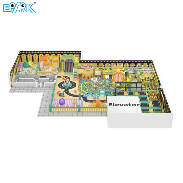 Commercial Indoor Playground Equipment Supplier 845㎡