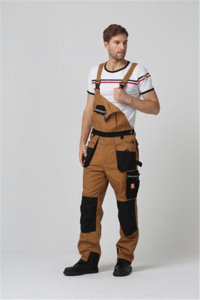 Belt Loops 320gsm Mens Work Bib Overalls , Velcro Closure Mens Work Outerwear