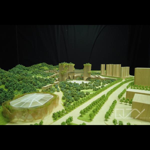EMBT-1/1000 BIT-Shenzhen Branch Architectural Model Современное архитектурное моделирование