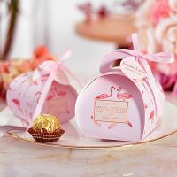 Color Brillante Flor Impreso Caja de regalo personalizada Embalaje Caja de regalo de caramelo de papel