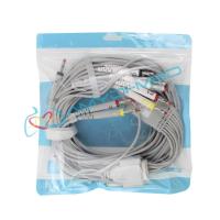 10 Leads EKG Cable TPU Jacket EKG Cord For Nihon Kohden 9620 Biocare300