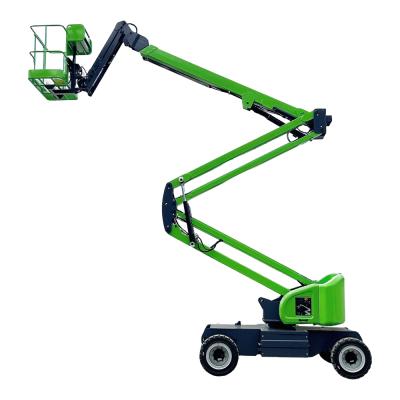 14m 16m 18m Diesel Articulating Zoom Boom Lift Platform 230kg For Bridge Maintenance