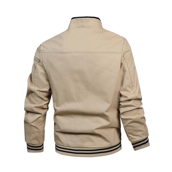 OEM фабрики изготовителя изготовленная на заказ логотипа Windbreaker ткани осени куртка хлопка ультра для людей