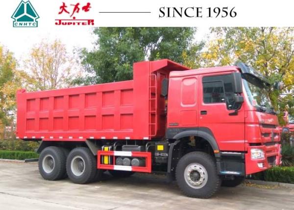 Caminhão basculante Sinotruk HOWO 6x4 para serviço pesado de 30 toneladas Excelente motor Baixo consumo de combustível