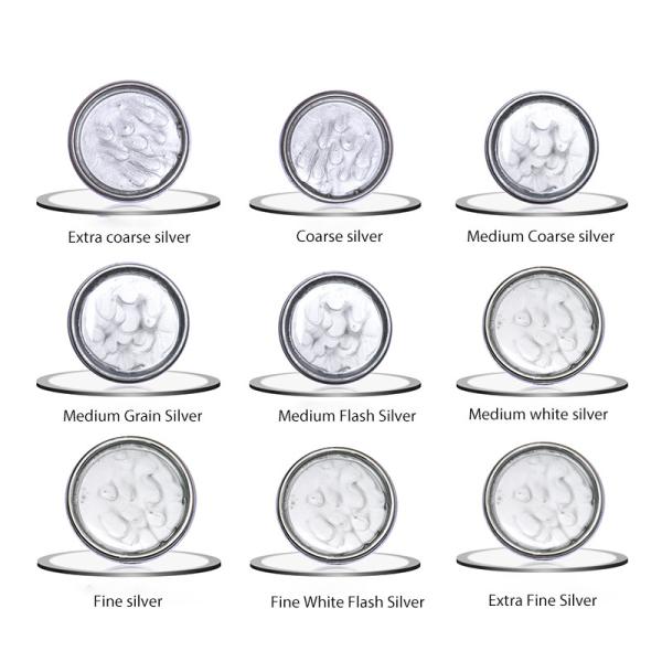 1L / 4L Glitter Acrylic Paint , Aluminum Powder Bright Silver Car Paint 1K Extra Coarse Silver