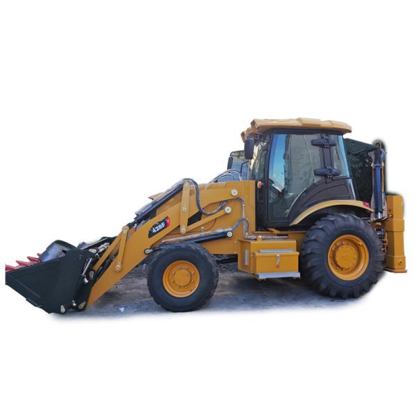Original Caterpillar 428F Backhoe Loader with Hydraulic Disc Brake and Wheel