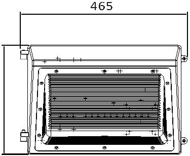 DLC 40W 60W 100W 120W Exterior LED Wall Pack Lamp Waterproof Outdoor Lighting