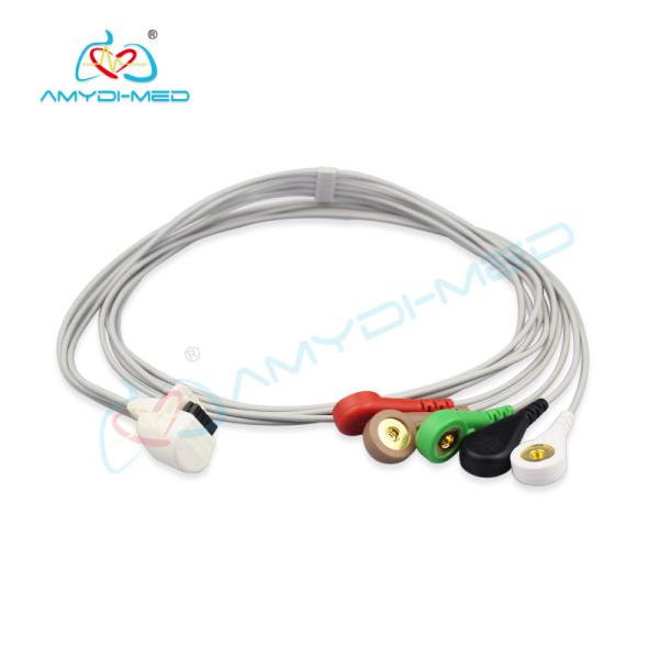 0.9M Length Holter ECG Cable Mortala H3 Compatible Use For Medical