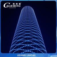 Luzes de pixel de LED para construção ao ar livre DC24V 40D controle SPI durável