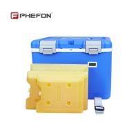PHEFON Caixa de refrigeração médica isolada para vacinas e medicamentos modelo 10L