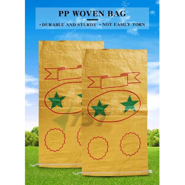 Printed PP Woven Bag For Chemistry And Industry Construction