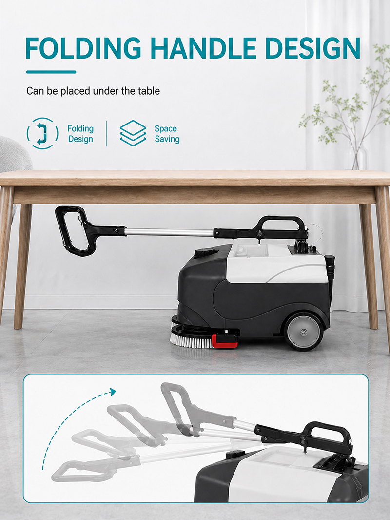 Affordable Price Commercial Automatic Small Floor Cleaning Machine for Office Restaurants