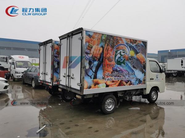 Refrigerador Van Truck da entrega do marisco 1T de Foton mini