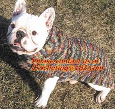 Knit Pet Sweater, Custom Knit Dog Sweater, hand knit dog sweaters, Dog Knitting Wool