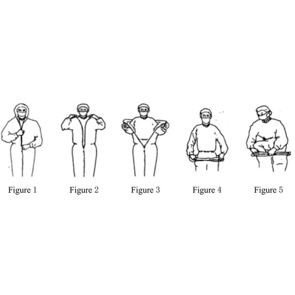 Breathable Disposable Protective Coverall , Medical Isolation Suit Sanitary