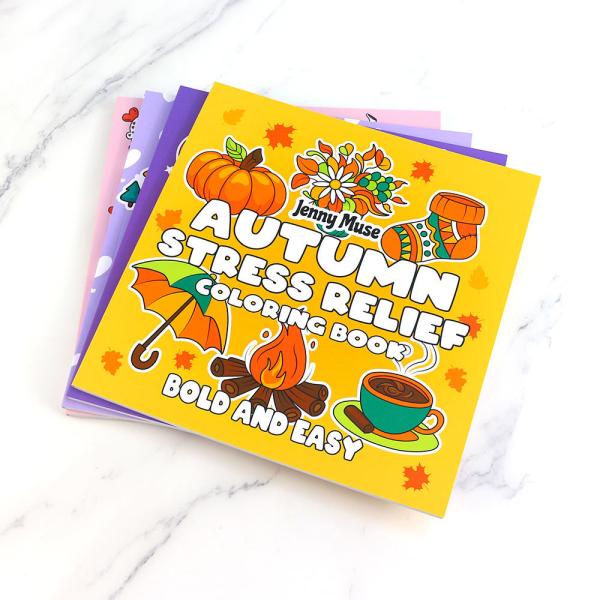 Custom Kids Soft Cover Children Coloring Book Sets